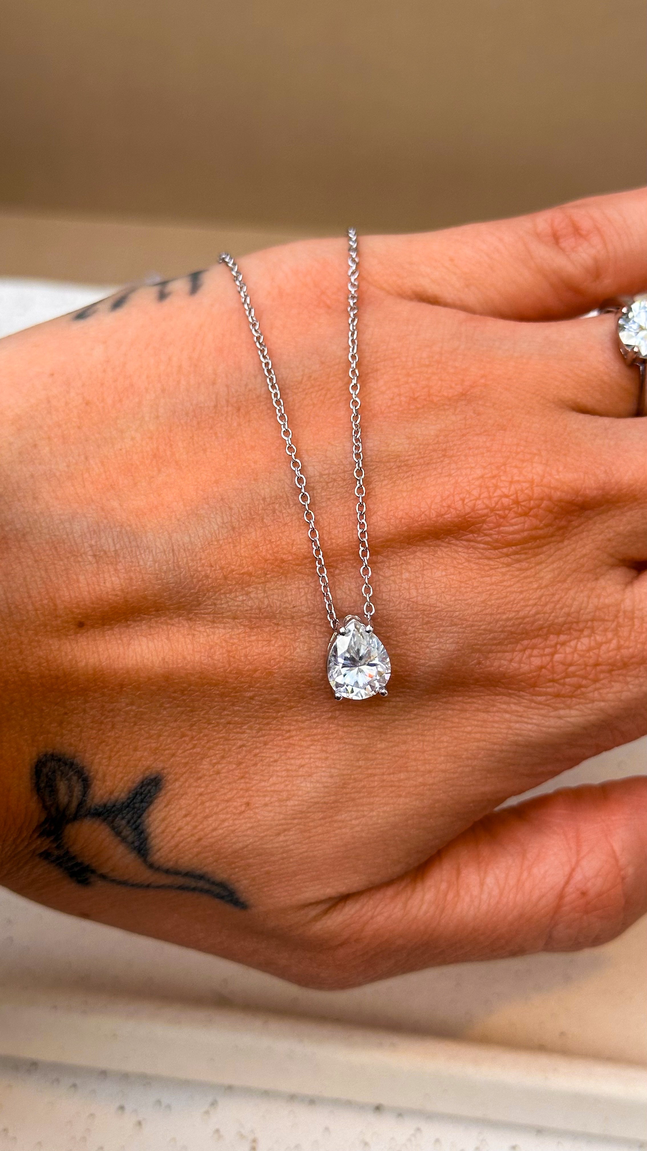 Colar Ivy Moissanite Prata 925