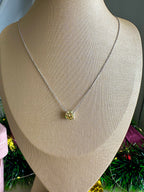 Colar Clair Yellow Fancy Prata 925