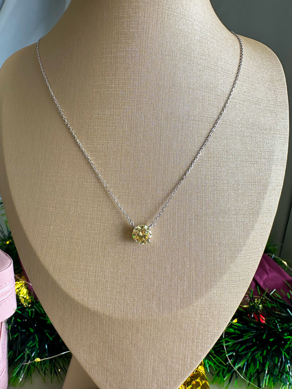 Colar Clair Yellow Fancy Prata 925