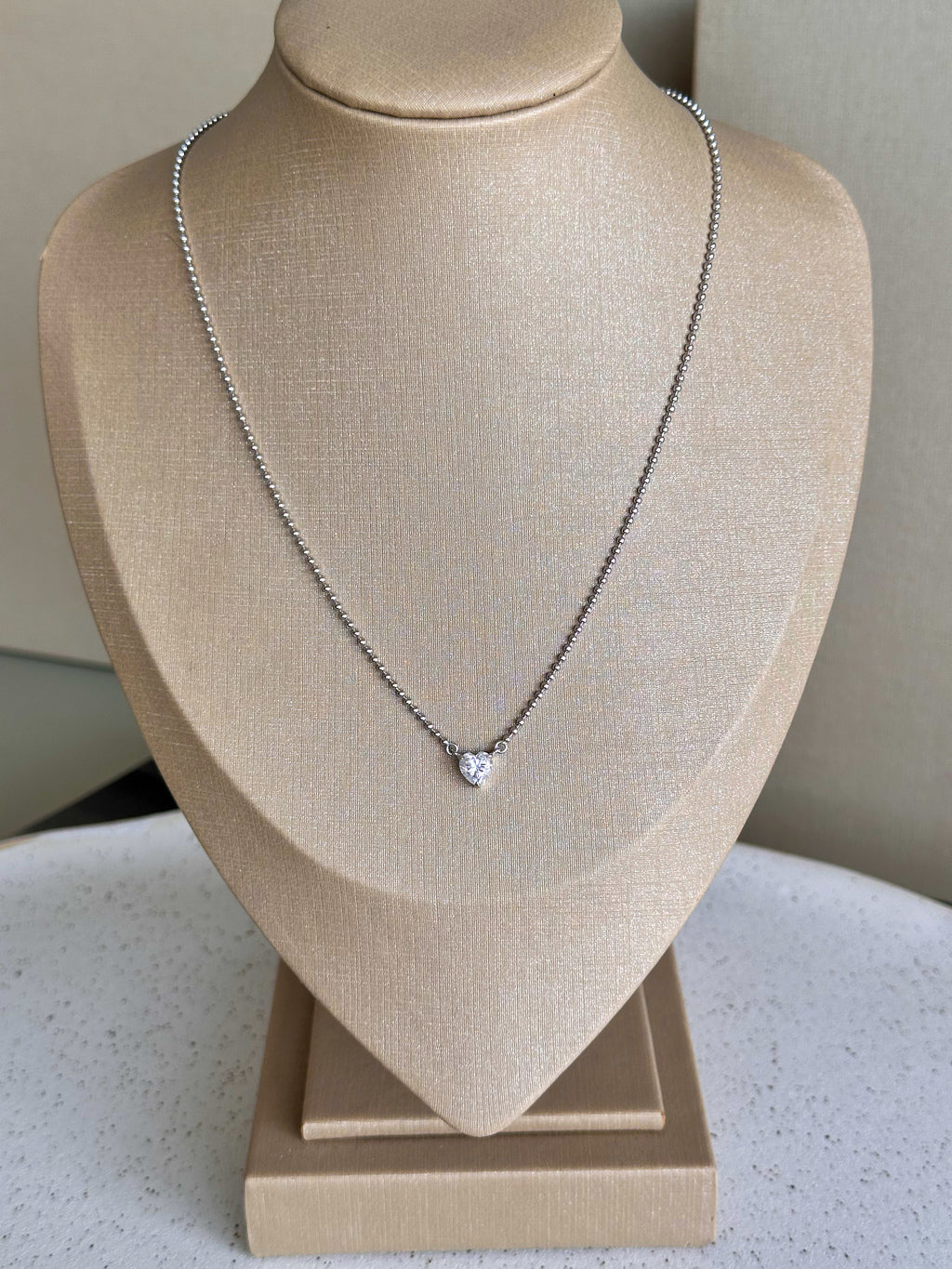 Colar Amelia Moissanite Prata 925