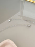 Colar Esme Moissanite 6,5mm Prata 925