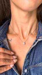 Colar Ivy Moissanite Prata 925