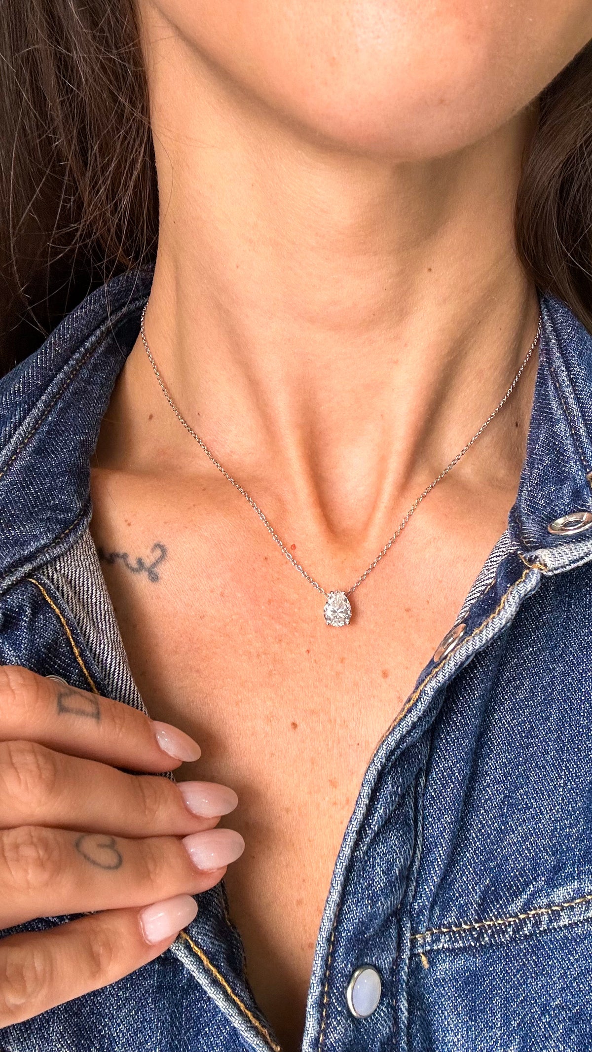Colar Ivy Moissanite Prata 925