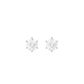 Brinco Esme Moissanite 6,5mm Prata 925