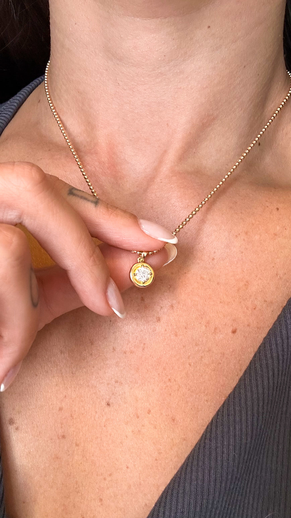 Colar Francesca Moissanite Prata 925