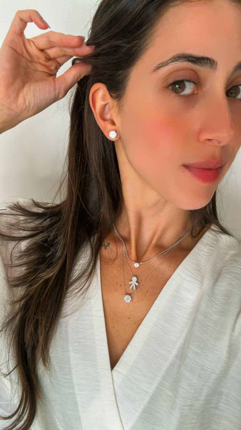 Colar Noah Moissanite Prata 925