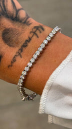 Pulseira Riviera Moissanite Prata 925
