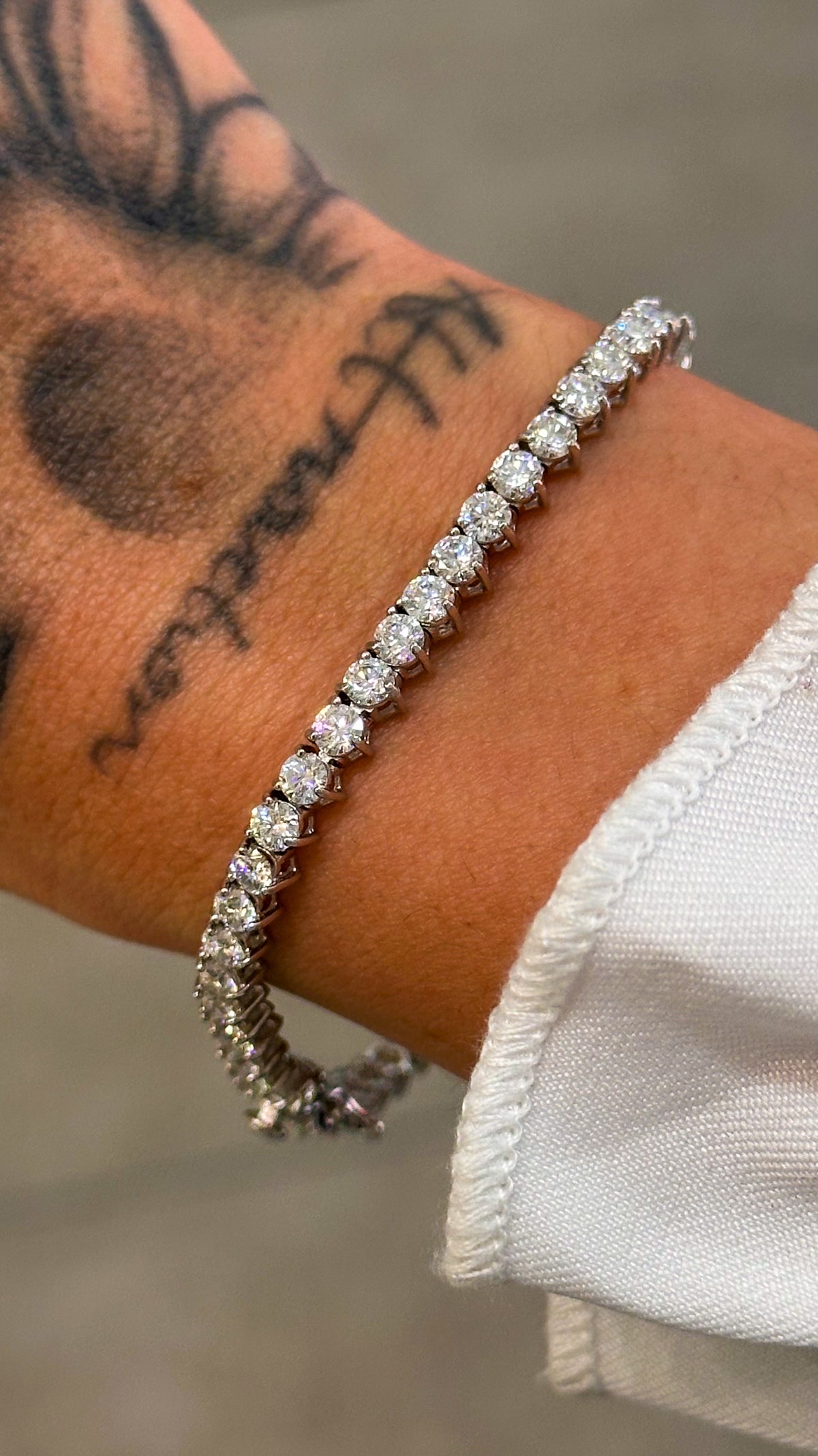 Pulseira Riviera Moissanite Prata 925