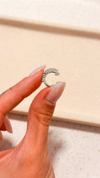 Piercing Moissanite Prata 925