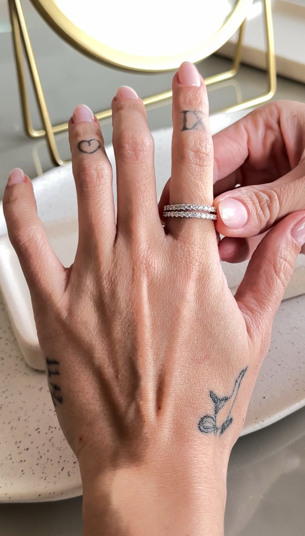 Anel Maeve Moissanite Prata 925
