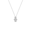Colar Lia Moissanite Prata 925 pingente menina — Rubiê Joias