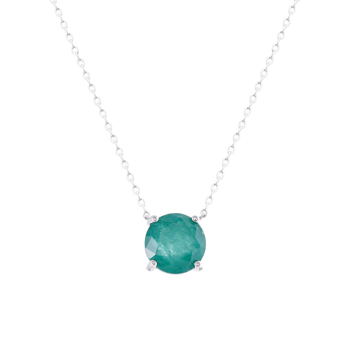 Colar Clair Esmeralda Prata 925