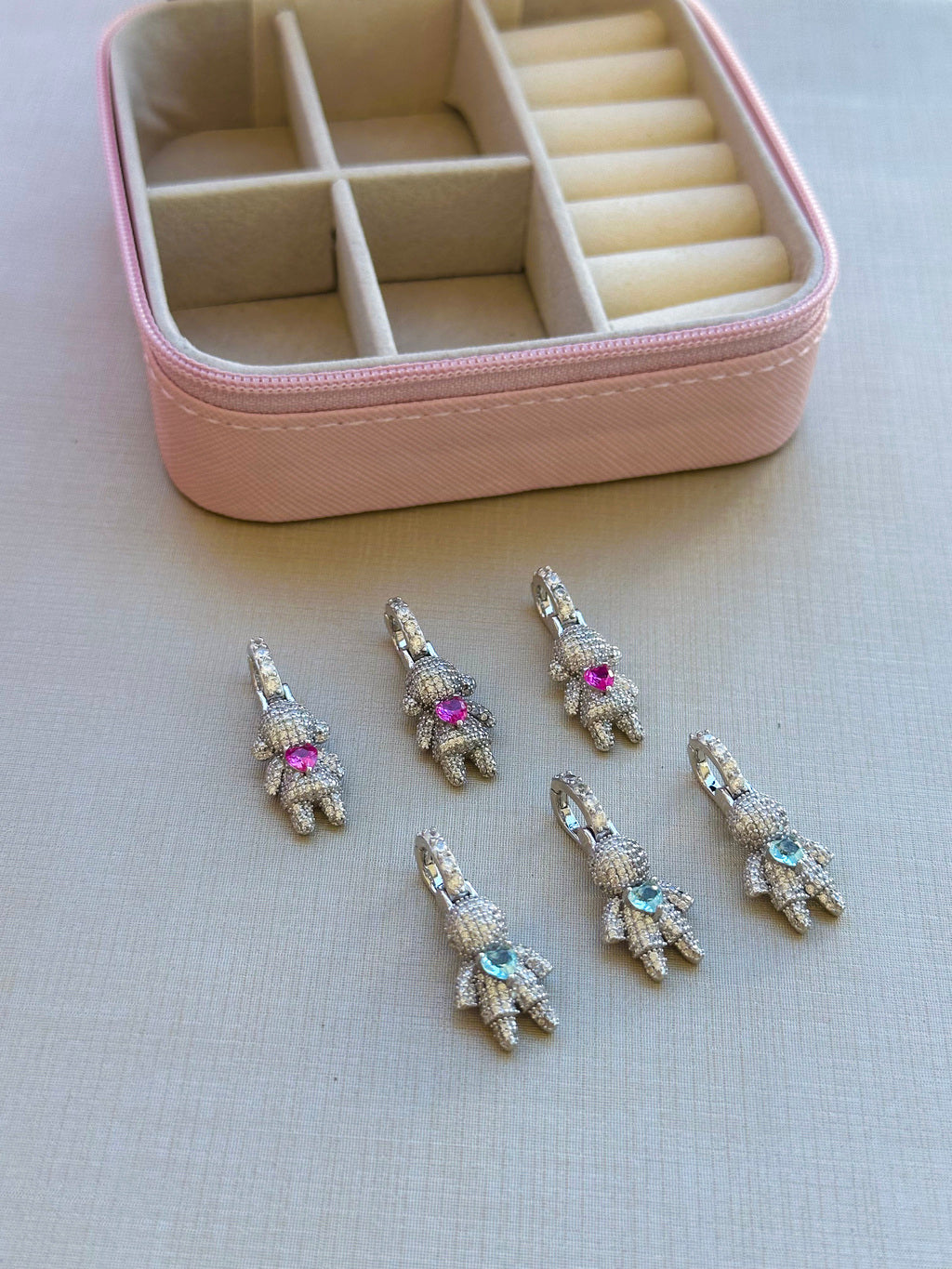 Pingente Pink Prata 925