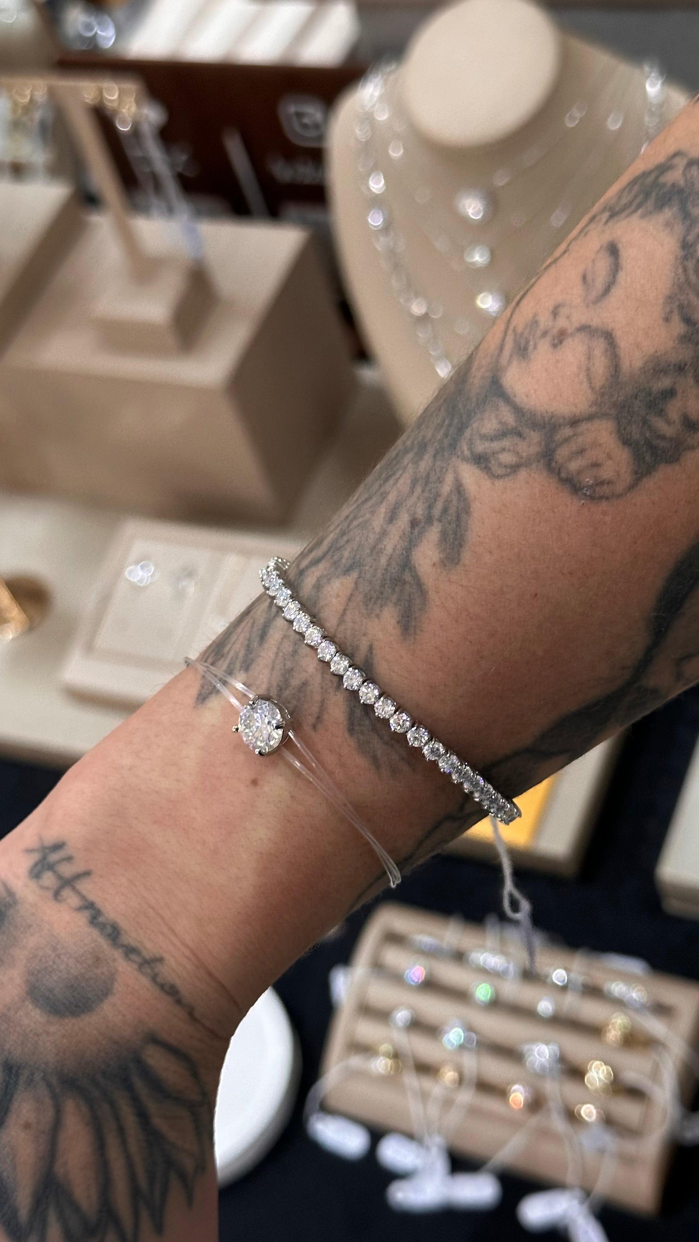 Pulseira Riviera Moissanite Prata 925