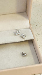Brinco Laila Moissanite Prata 925
