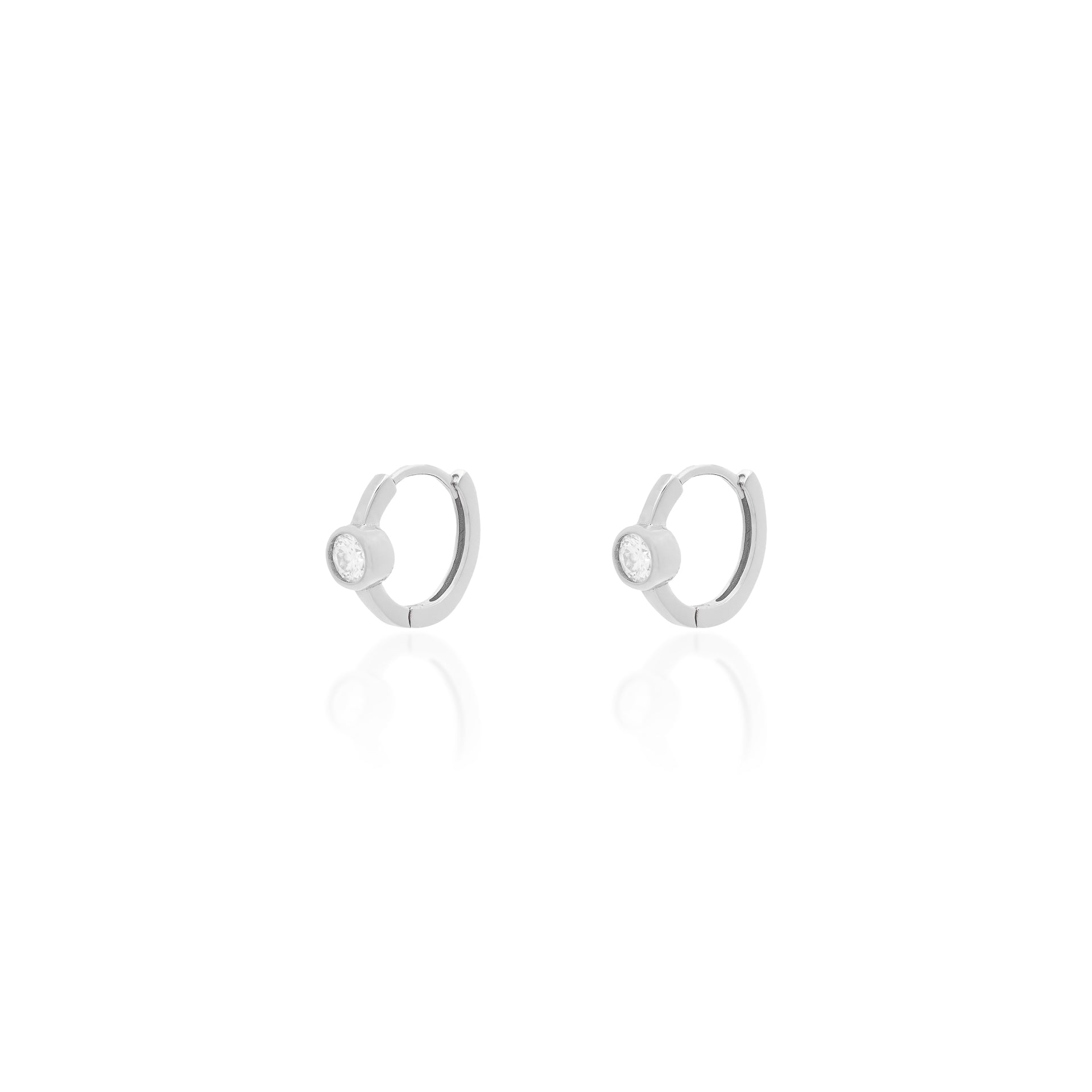 Brinco Lena Moissanite Prata 925