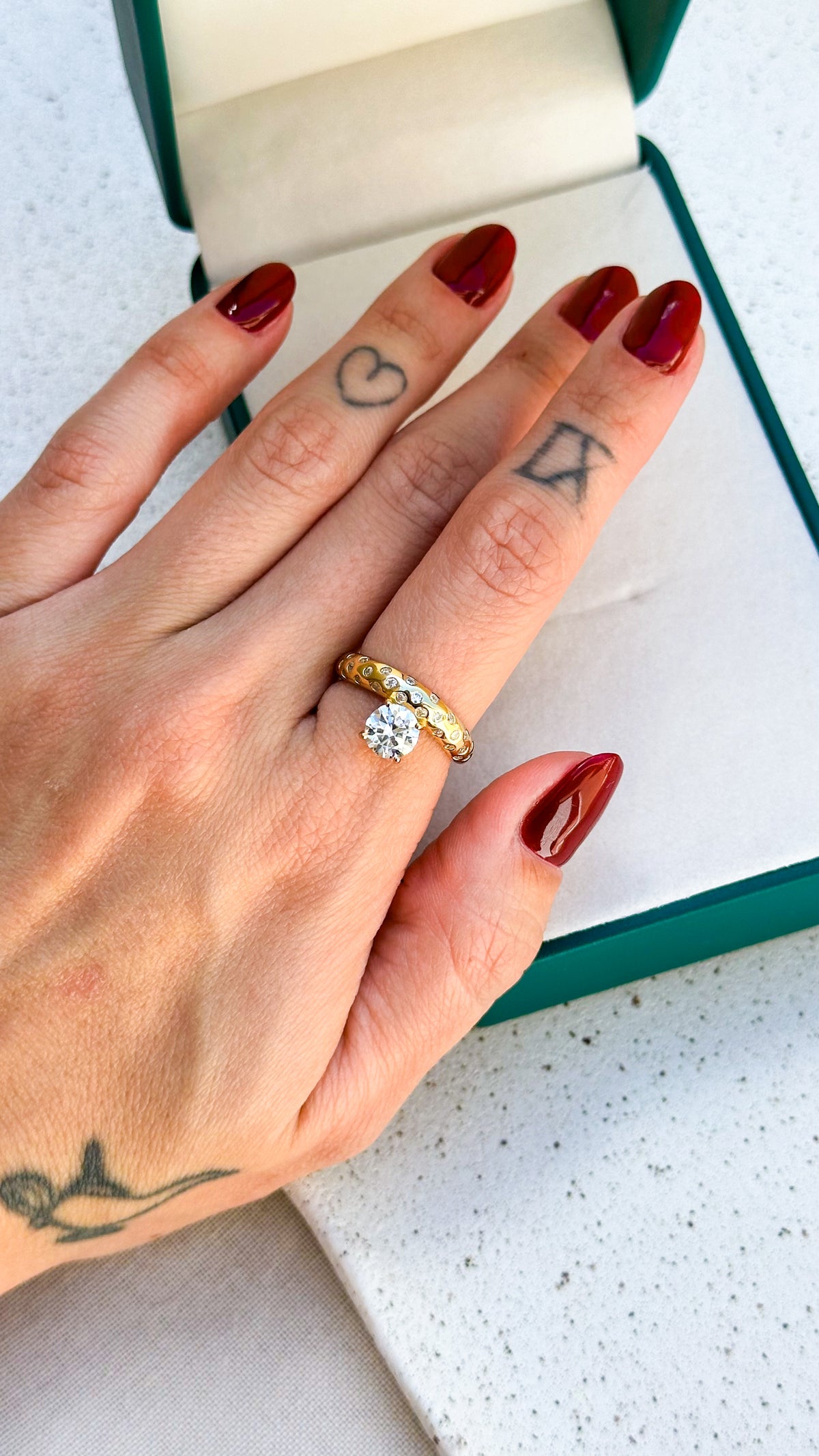 Anel Mônaco Moissanite Prata 925