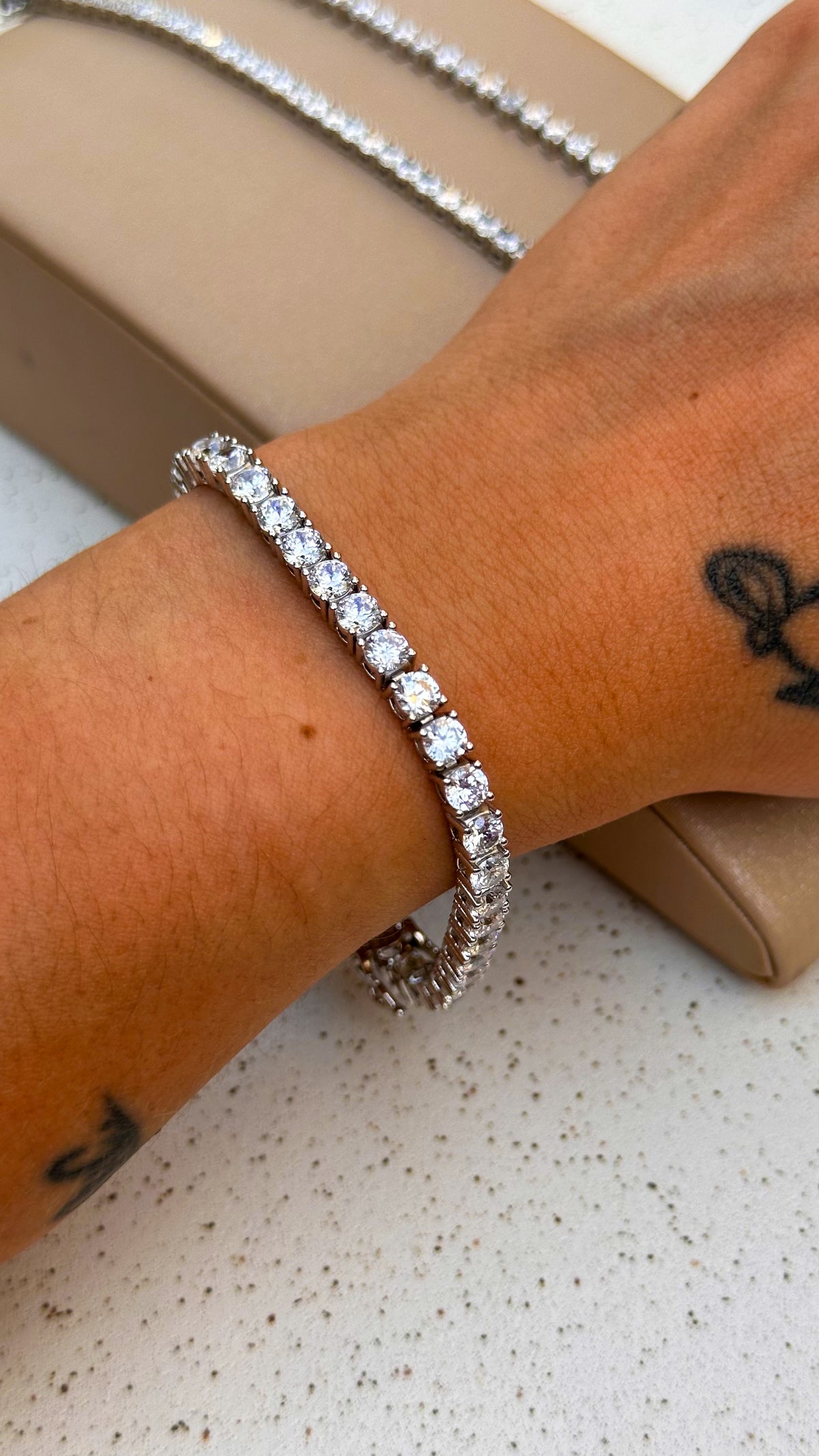 Pulseira Riviera Clássica 4mm Prata 925