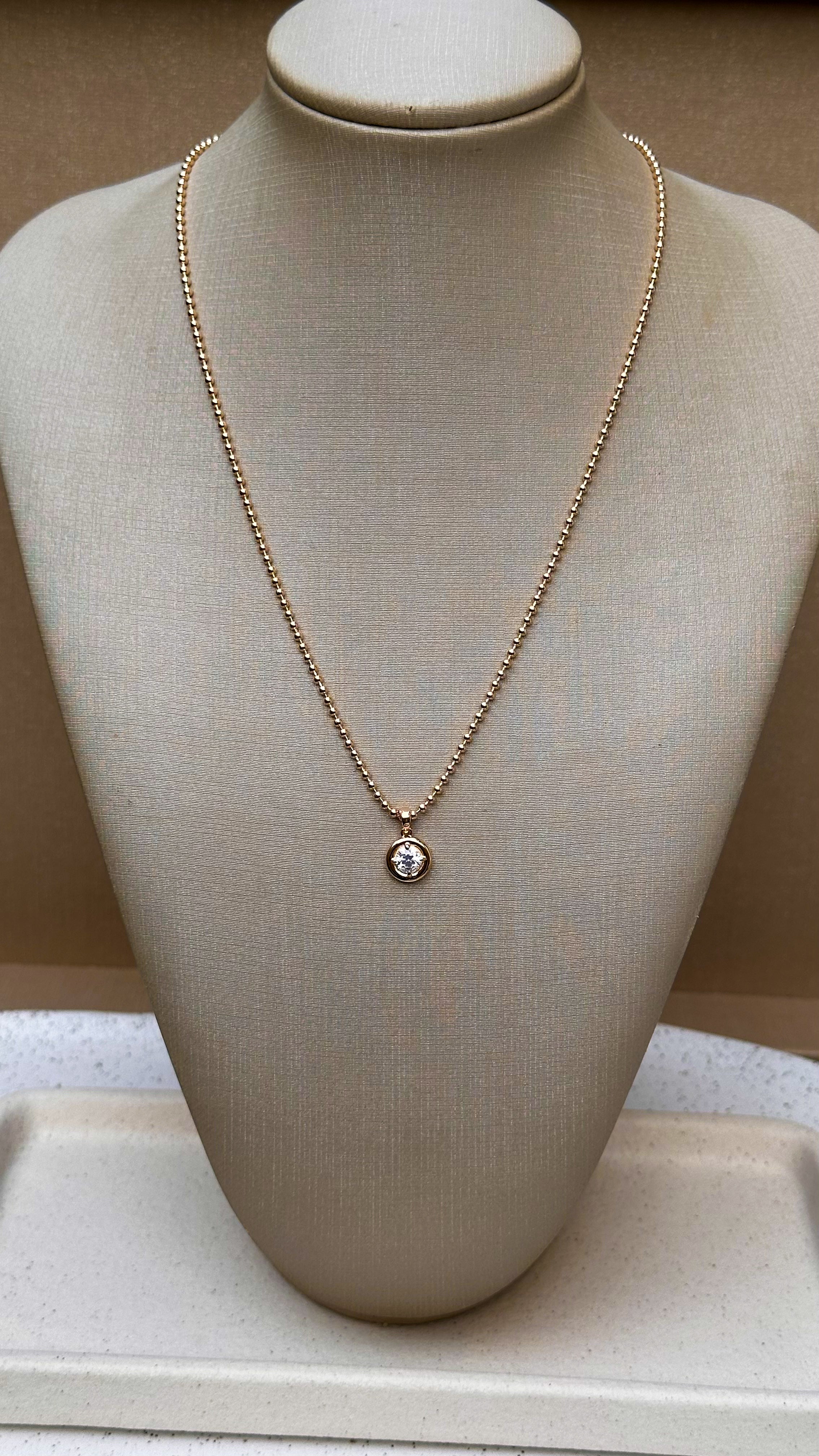 Colar Francesca Moissanite Prata 925