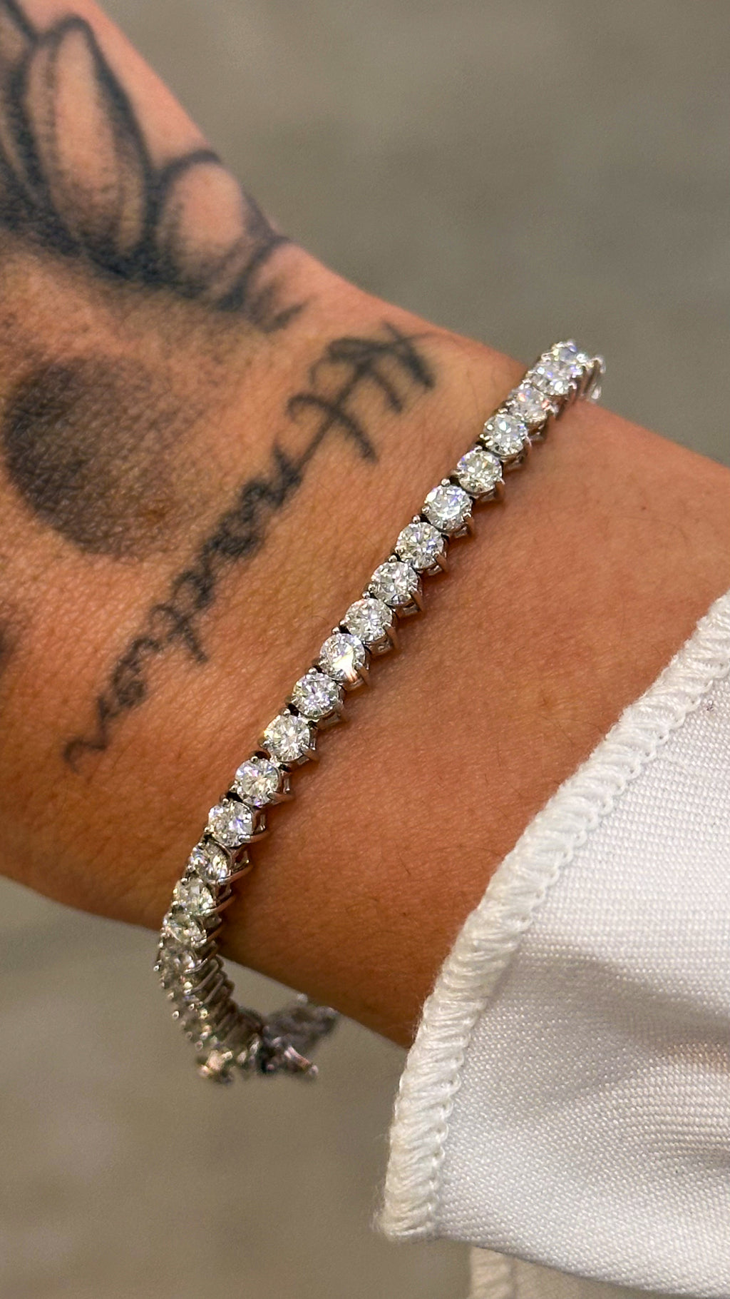 Pulseira Riviera Moissanite Prata 925