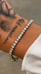 Pulseira Riviera Moissanite Prata 925