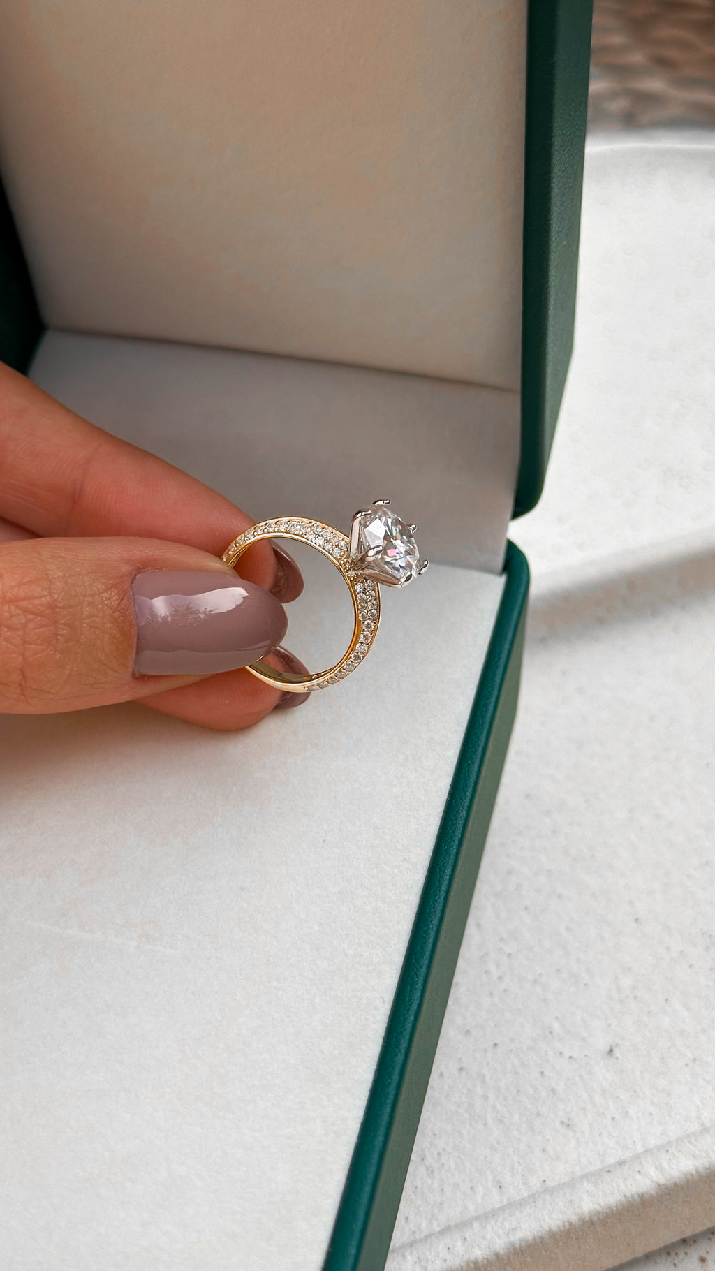 Anel Milano Moissanite Prata 925