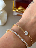 Pulseira Riviera Clássica 3mm Prata 925