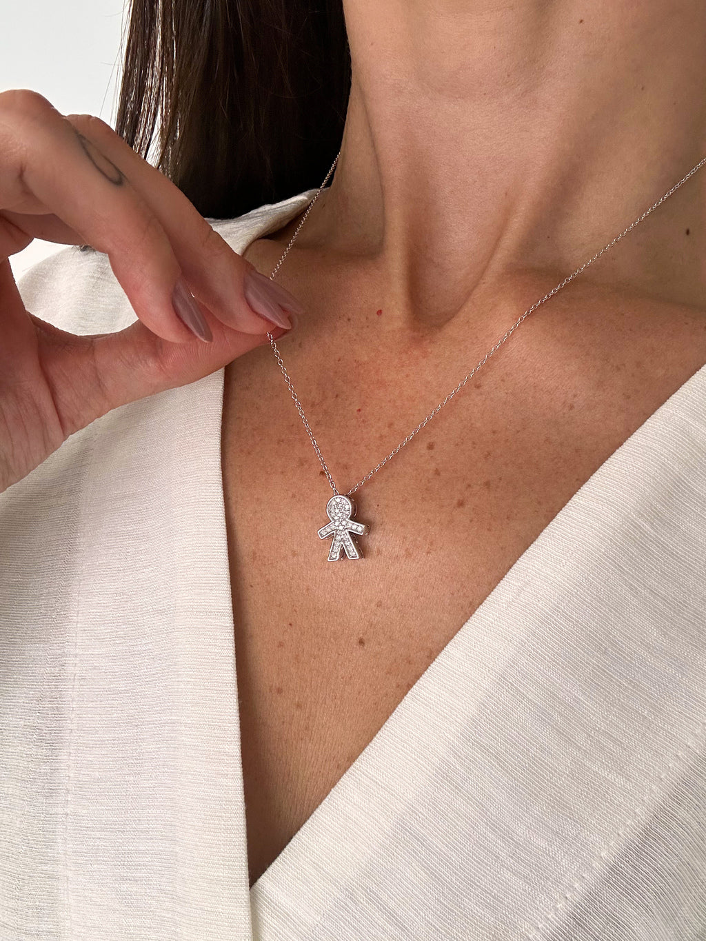 Colar Noah Moissanite Prata 925