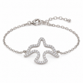 Pulseira Holy Prata 925 Espírito Santo vazado — Rubiê Joias