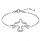 Pulseira Holy Prata 925 Espírito Santo vazado — Rubiê Joias