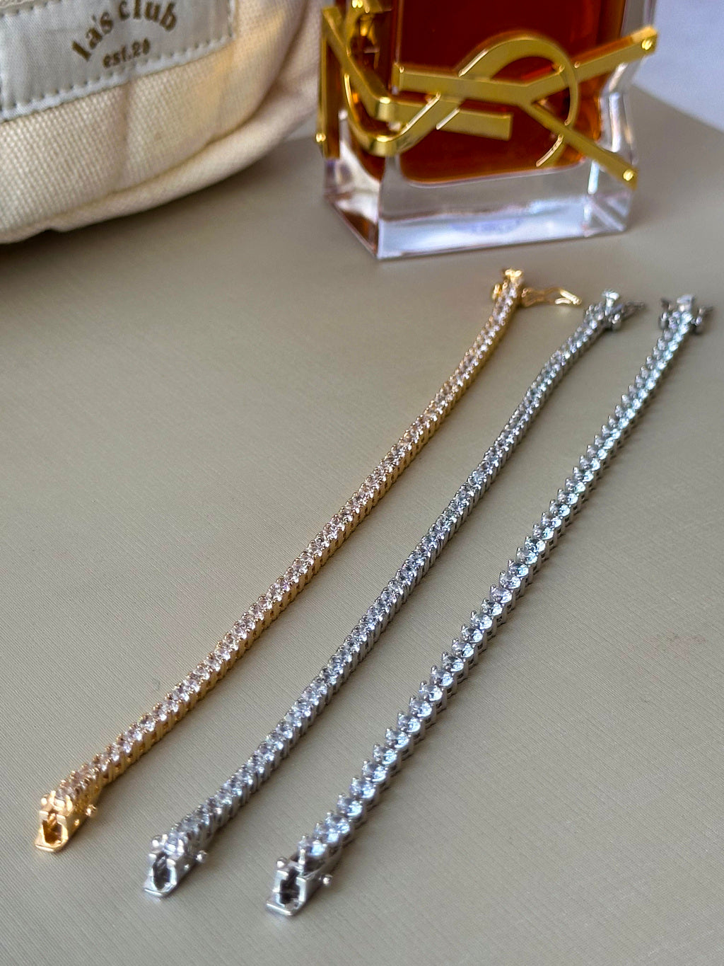 Pulseira Riviera Clássica 3mm Prata 925