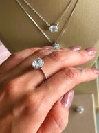 Anel Heather Zircônia Cristal Prata 925