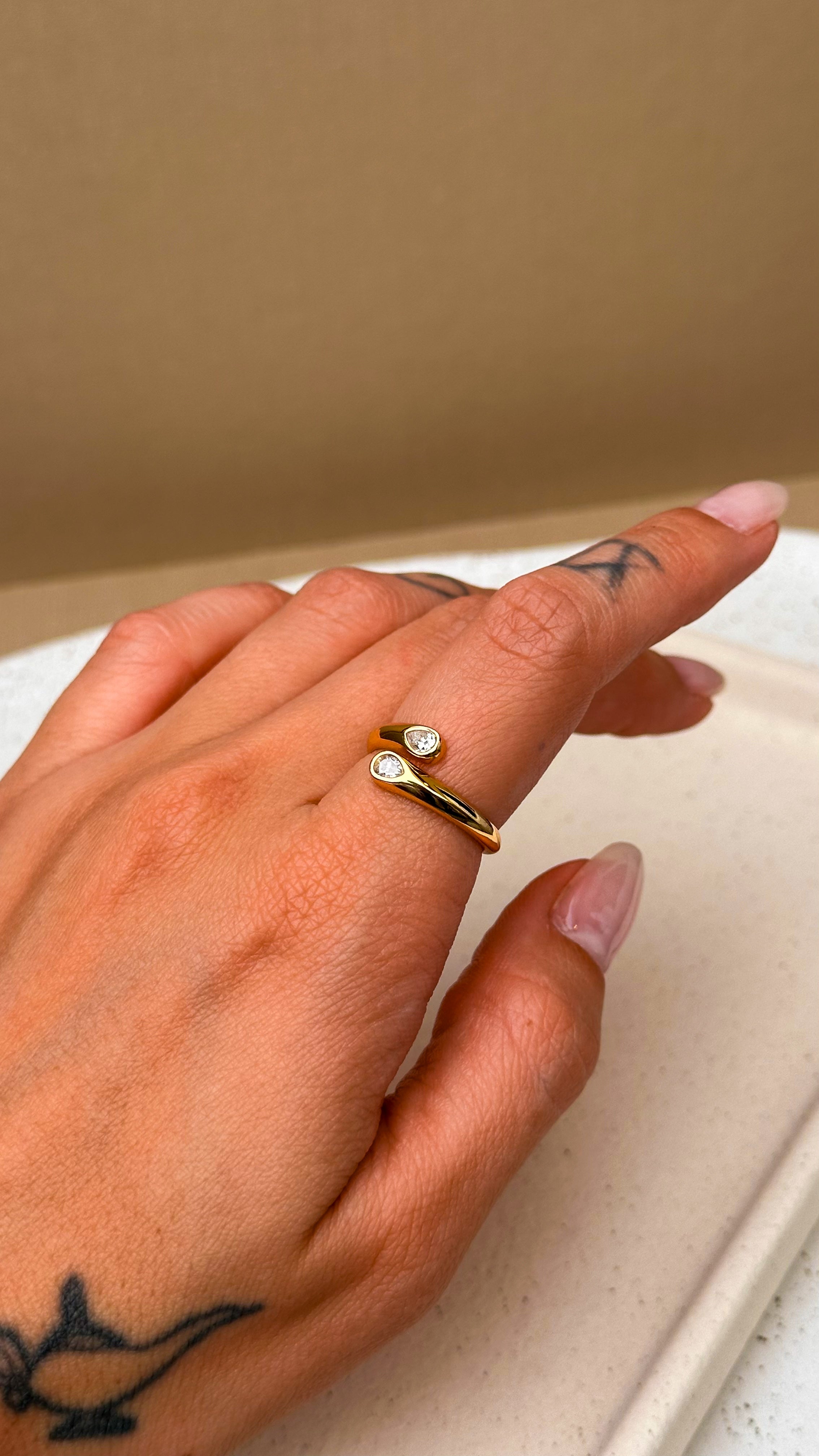 Anel Raissa Moissanite Prata 925