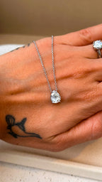 Colar Ivy Moissanite Prata 925