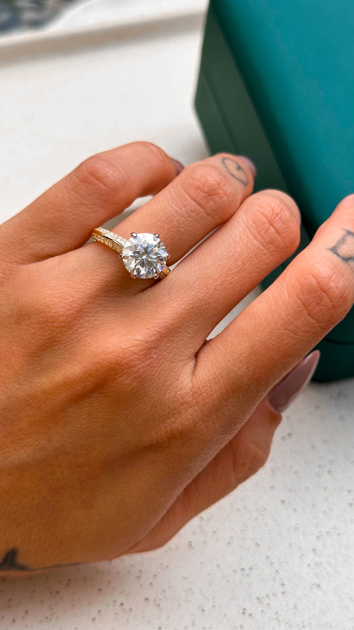 Anel Milano Moissanite Prata 925