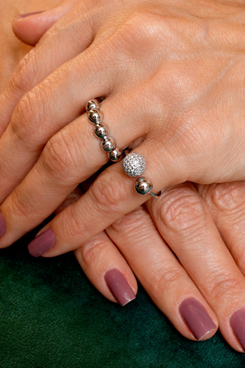 Anel Celine Prata 925 - “pinky ring”