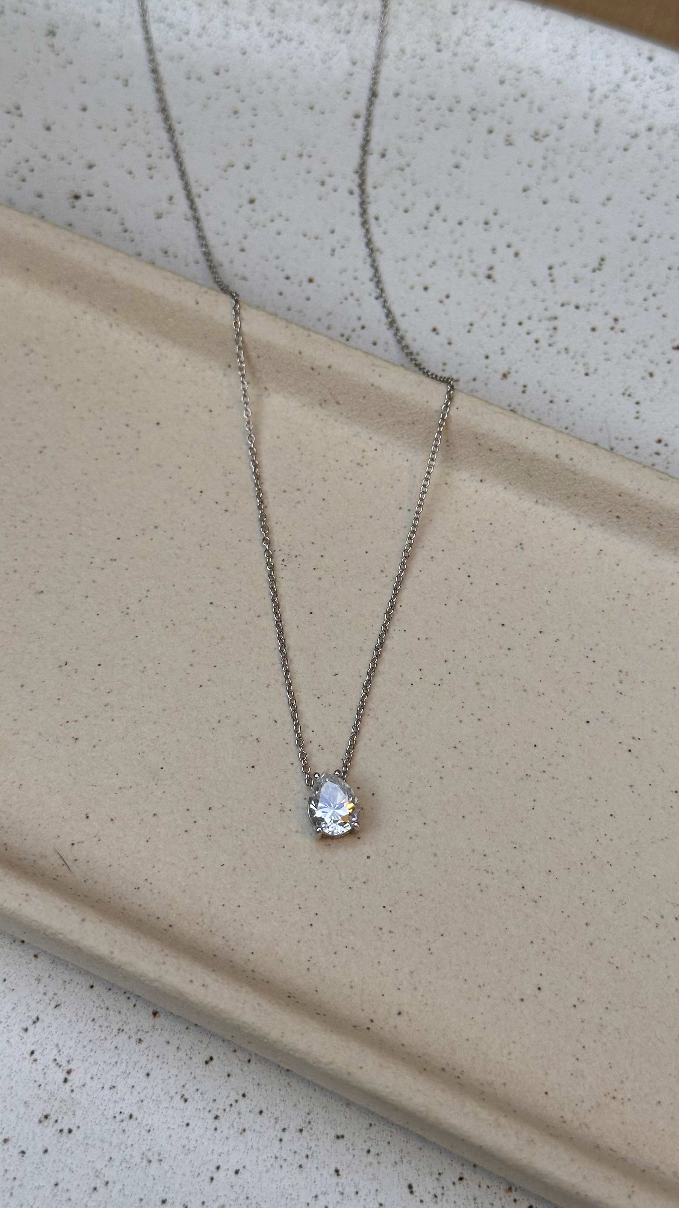 Colar Ivy Moissanite Prata 925