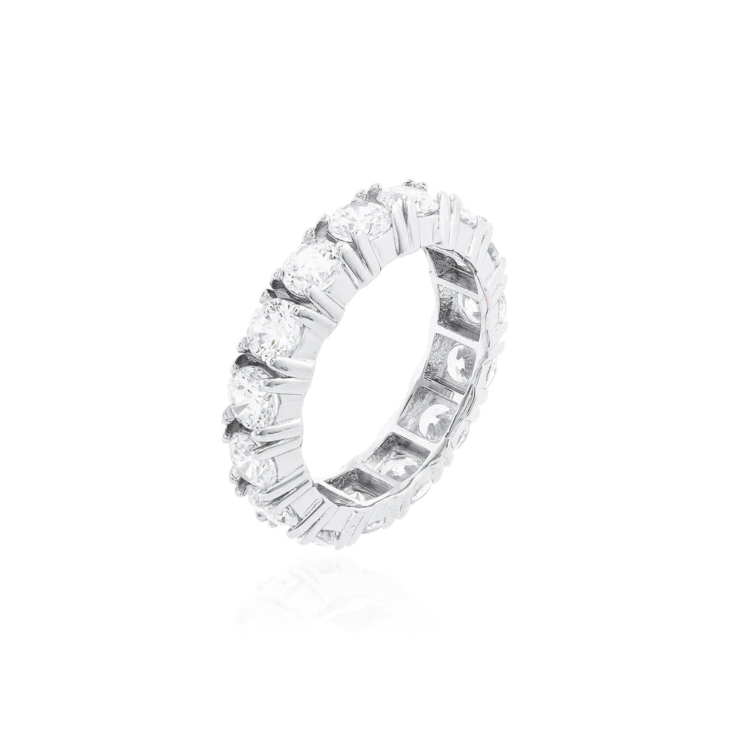 Anel Lara 4mm Prata 925