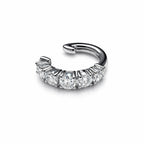 Piercing Moissanite Prata 925 modelo clássico — Rubiê Joias