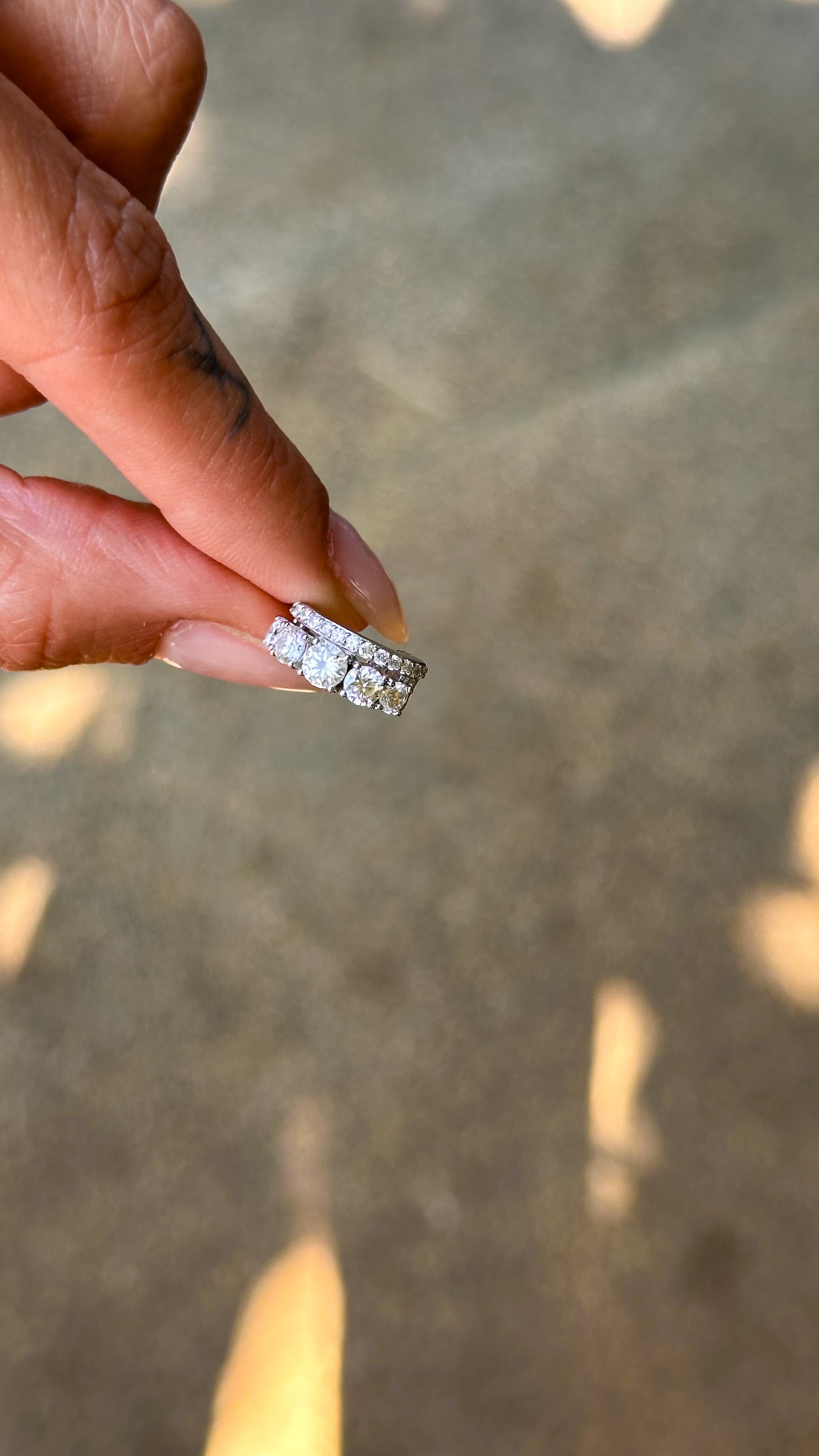 Piercing Liz Moissanite Prata 925