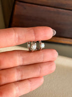 Brinco Argola Nick Moissanite Prata 925