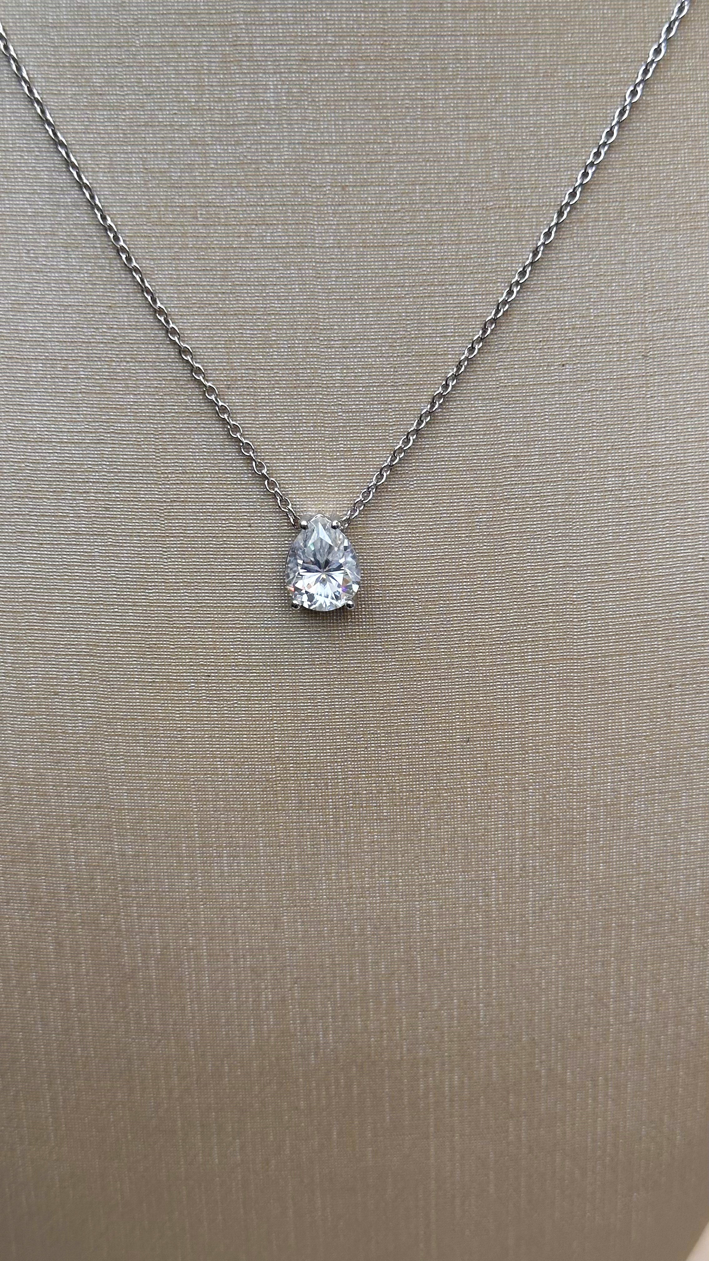 Colar Ivy Moissanite Prata 925