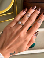 Anel Celine Prata 925 - “pinky ring”