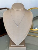 Colar Esme Moissanite 5mm Prata 925