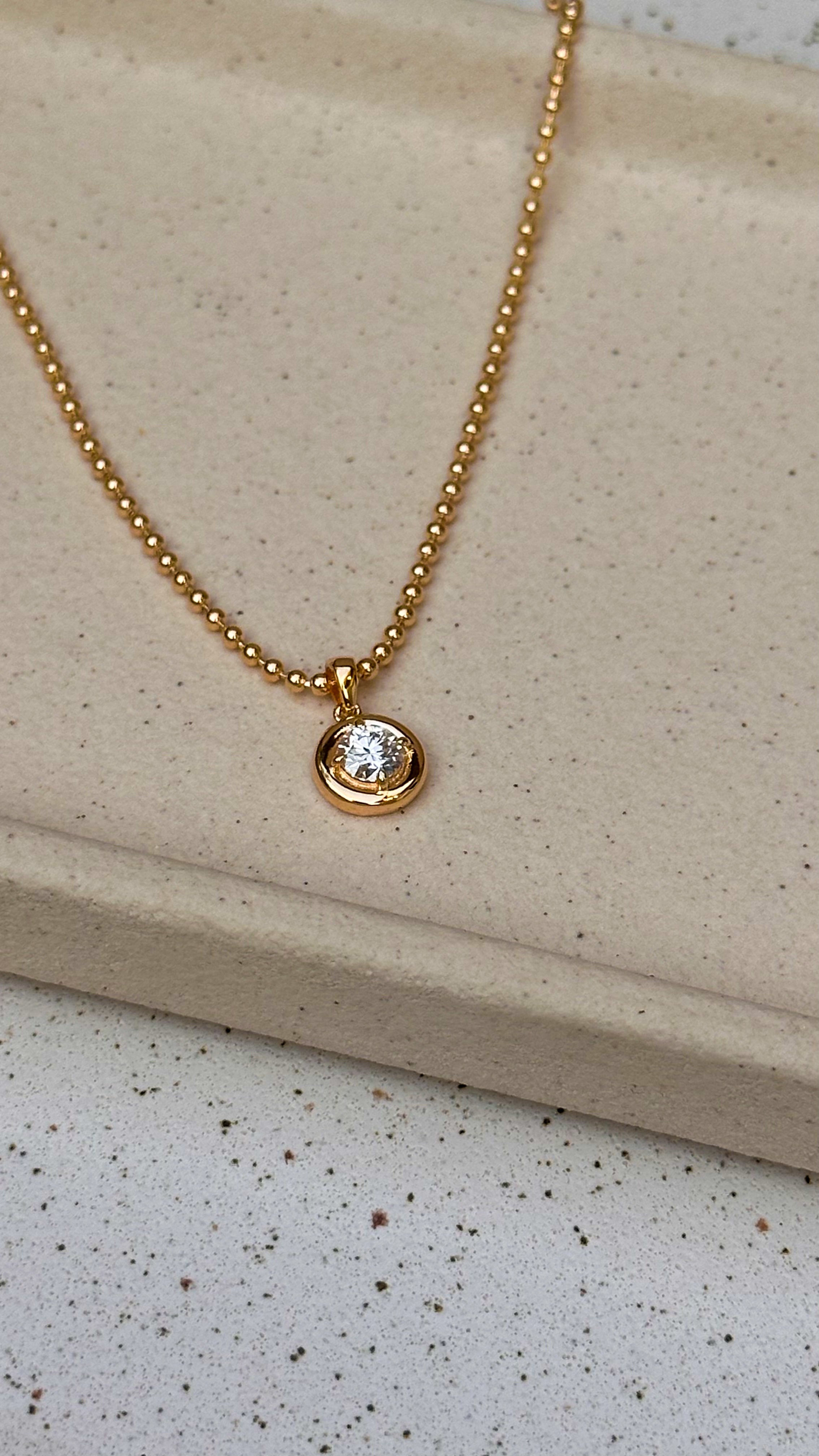 Colar Francesca Moissanite Prata 925