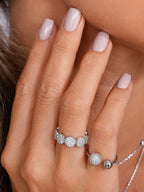 Anel Celine Prata 925 - “pinky ring”