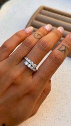 Anel Mia Moissanite Prata 925