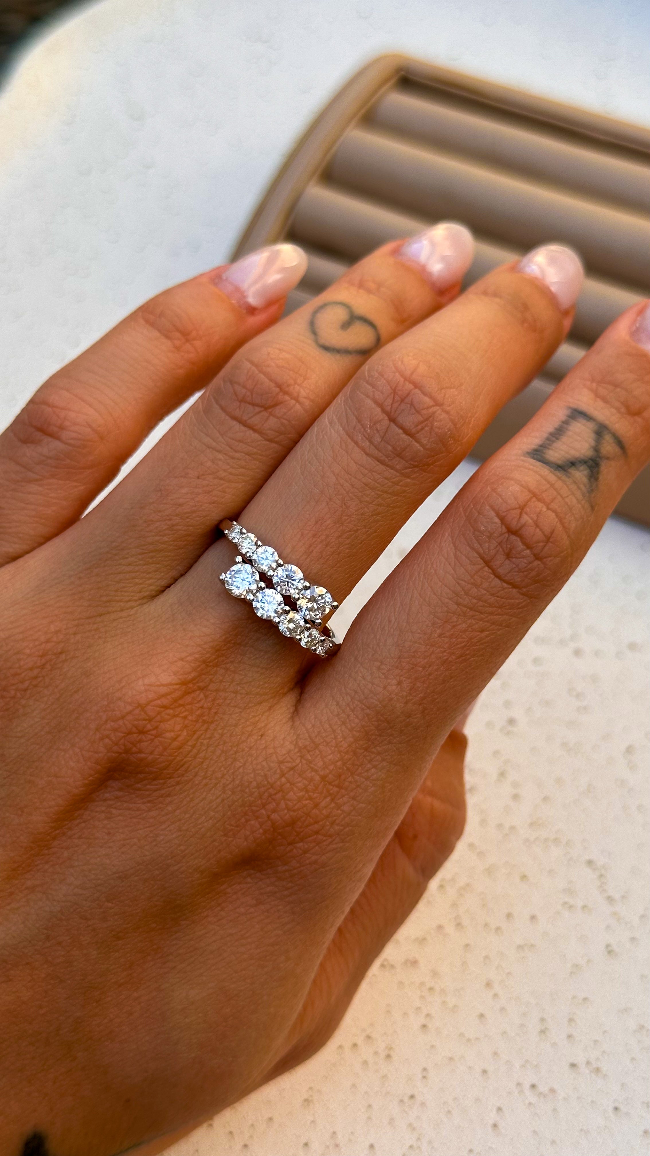 Anel Mia Moissanite Prata 925