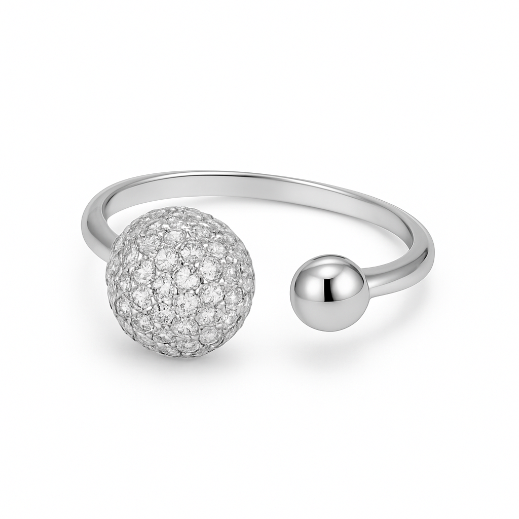 Anel Celine Prata 925 - “pinky ring”