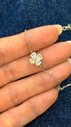 Pulseira Trevo Yellow Fancy Prata 925